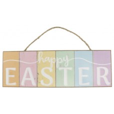 Happy Easter/Stripes Sign