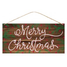Merry Christmas Tin Sign