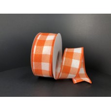 Orange/White Plaid, 1.5", Q917909-19