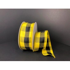 Yellow/Black Plaid, 1.5", Q918309-22