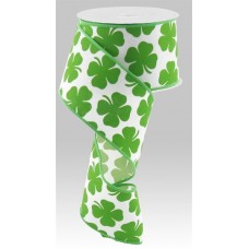 Shamrock on White, 2.5", RG0164427