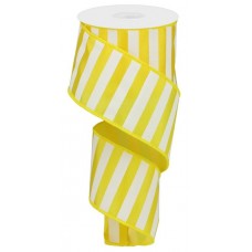 Yellow Horizontal Stripe Ribbon, 2.5", RG0177829