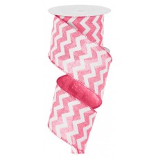 Pink/White Chevron, 2.5", RG101922