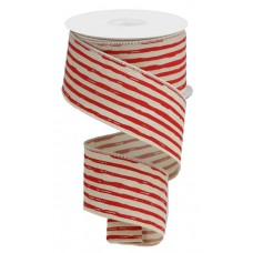 Cream/Red Stripes, 2.5", RGA1382HC