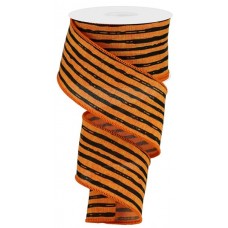 Orange/Black Irregular Stripe, 2.5", RGA138520