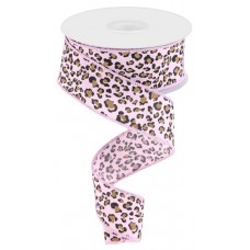 Leopard on Pink, 1.5", RGC185015