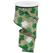 Shamrocks Patterned, 2.5", RGC187701