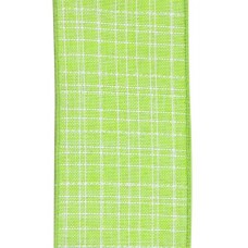 Lime Green w/Wht Check on Royal, 2.5", RGE121033