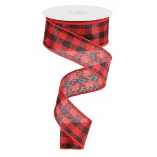 Red/Black Check, 1.5", RL1971CM