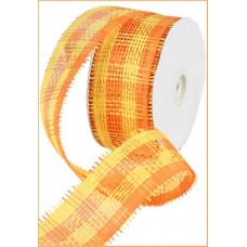 Orange/Yellow Paper Mesh, 2.5", RR600238