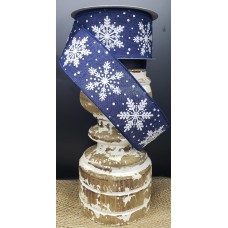 Snowflake on Blue (Style S), 2.5", RW8003