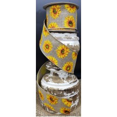 Natural Sunflower (Multi), 2.5", RW8135