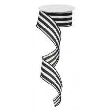 Black/White Vertical Stripe, 1.5", RX9135X6